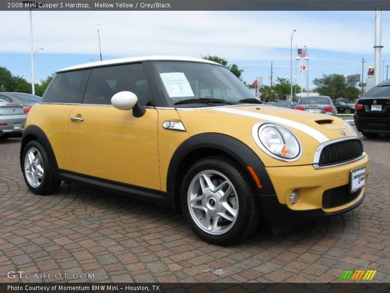 Mellow Yellow / Grey/Black 2008 Mini Cooper S Hardtop