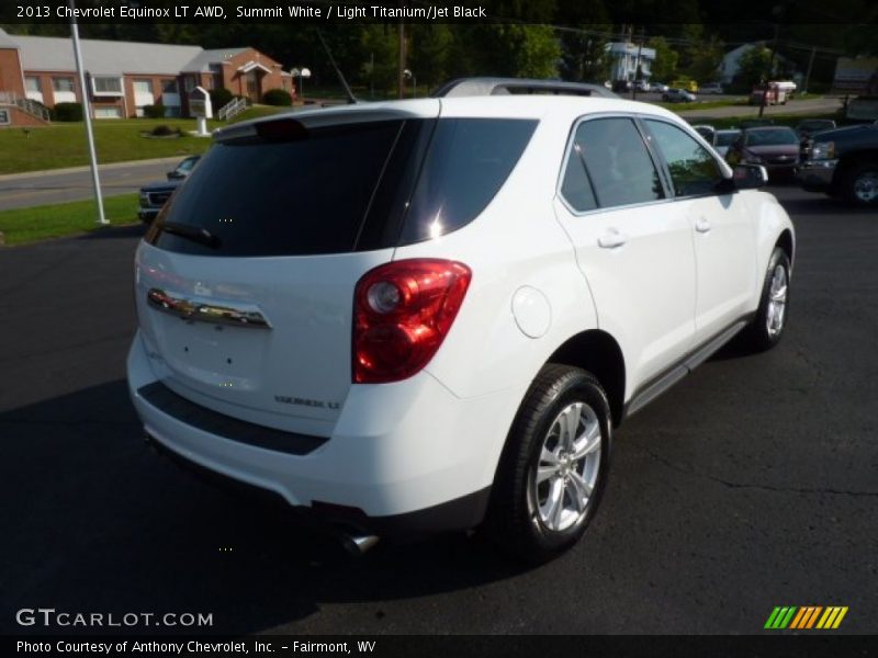 Summit White / Light Titanium/Jet Black 2013 Chevrolet Equinox LT AWD