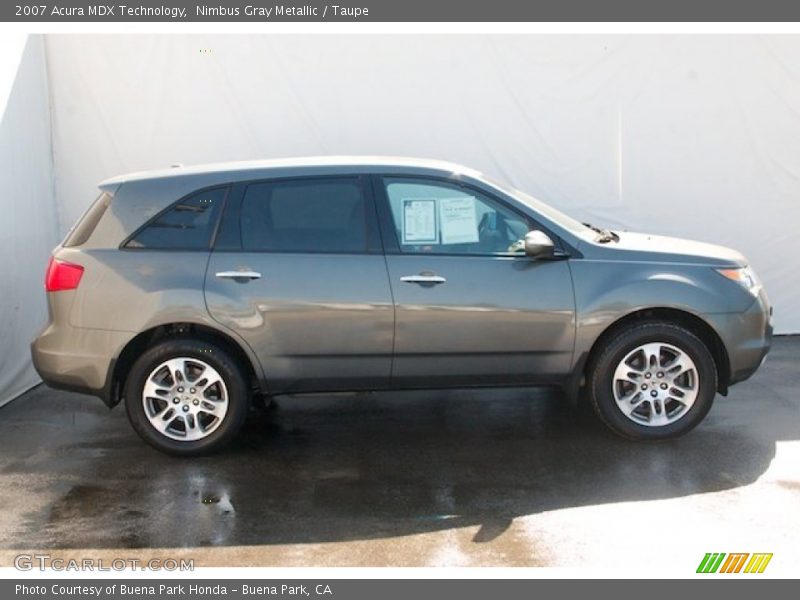 Nimbus Gray Metallic / Taupe 2007 Acura MDX Technology