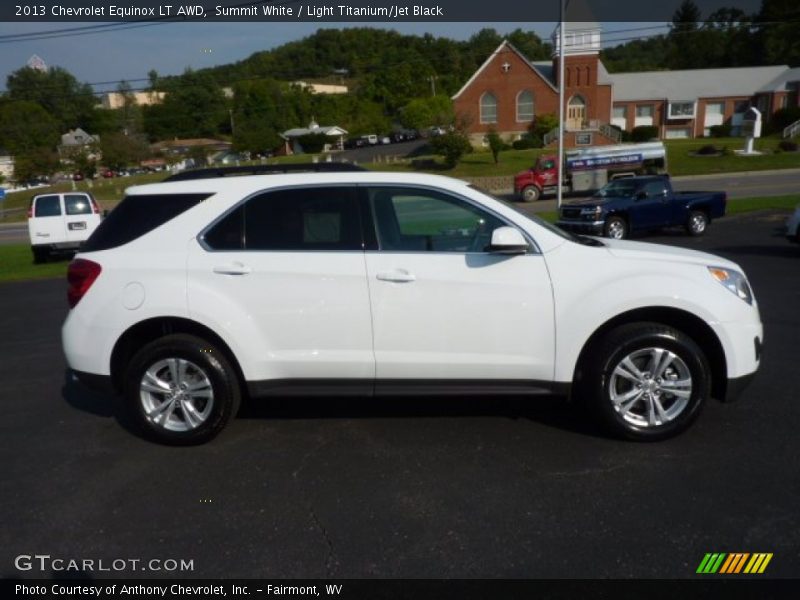 Summit White / Light Titanium/Jet Black 2013 Chevrolet Equinox LT AWD