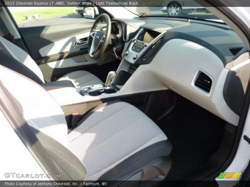 Summit White / Light Titanium/Jet Black 2013 Chevrolet Equinox LT AWD