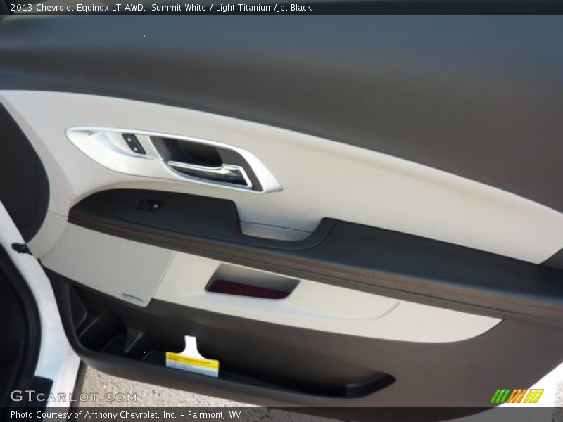 Summit White / Light Titanium/Jet Black 2013 Chevrolet Equinox LT AWD