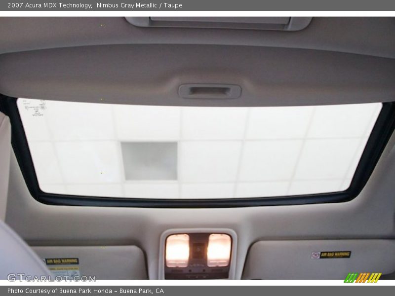 Nimbus Gray Metallic / Taupe 2007 Acura MDX Technology