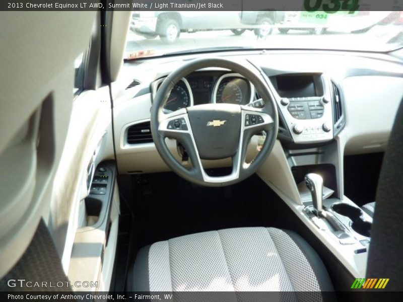 Summit White / Light Titanium/Jet Black 2013 Chevrolet Equinox LT AWD