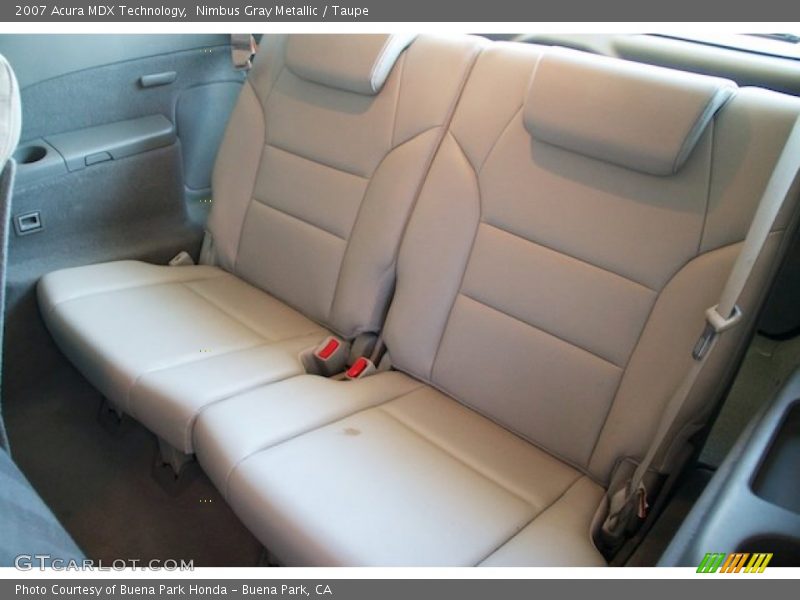Nimbus Gray Metallic / Taupe 2007 Acura MDX Technology