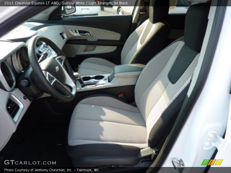 Summit White / Light Titanium/Jet Black 2013 Chevrolet Equinox LT AWD