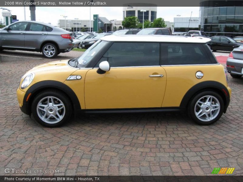 Mellow Yellow / Grey/Black 2008 Mini Cooper S Hardtop