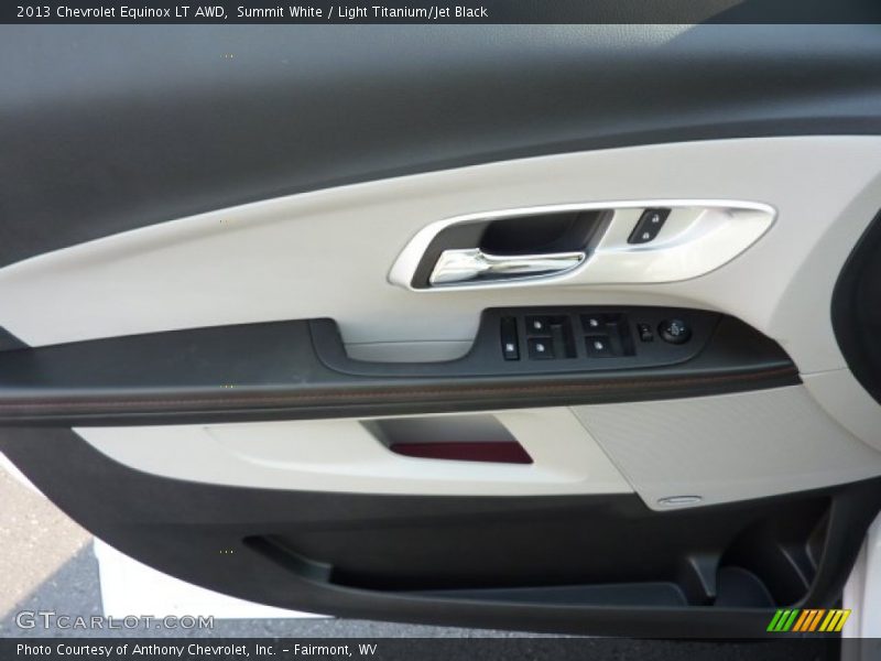 Summit White / Light Titanium/Jet Black 2013 Chevrolet Equinox LT AWD
