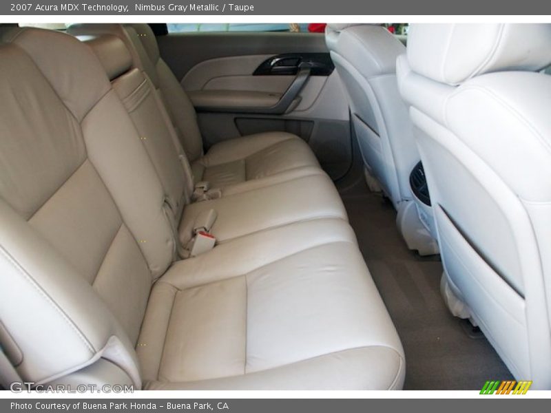 Nimbus Gray Metallic / Taupe 2007 Acura MDX Technology