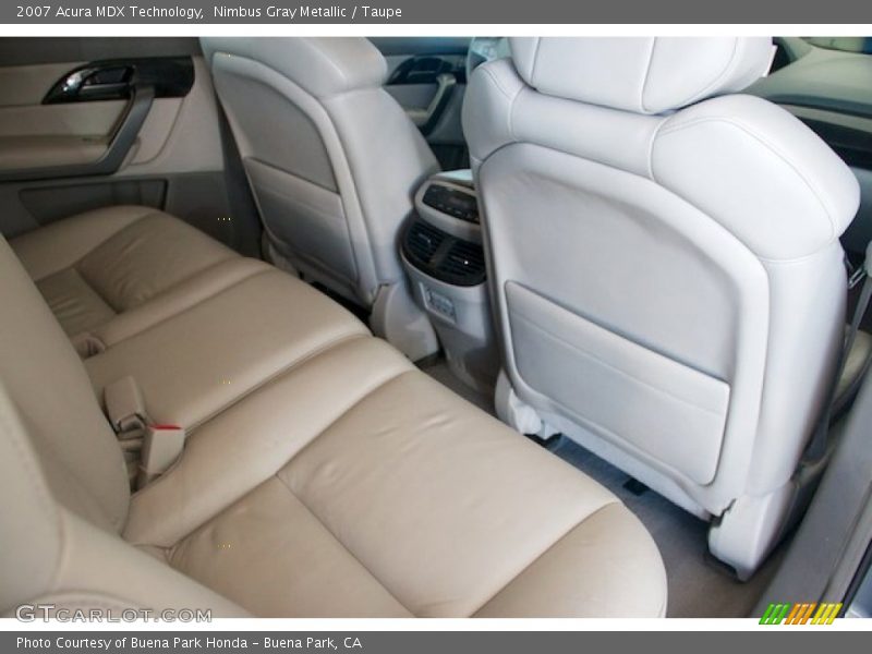 Nimbus Gray Metallic / Taupe 2007 Acura MDX Technology