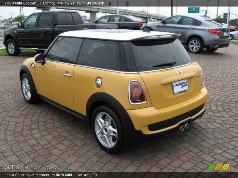 Mellow Yellow / Grey/Black 2008 Mini Cooper S Hardtop