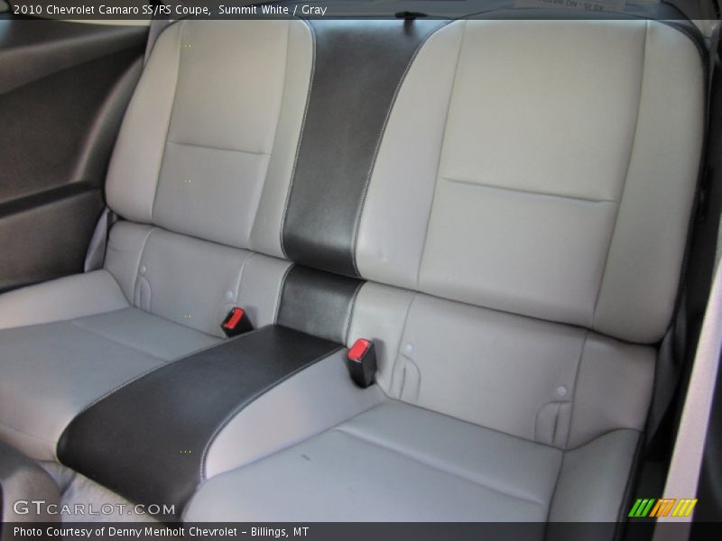 Rear Seat of 2010 Camaro SS/RS Coupe