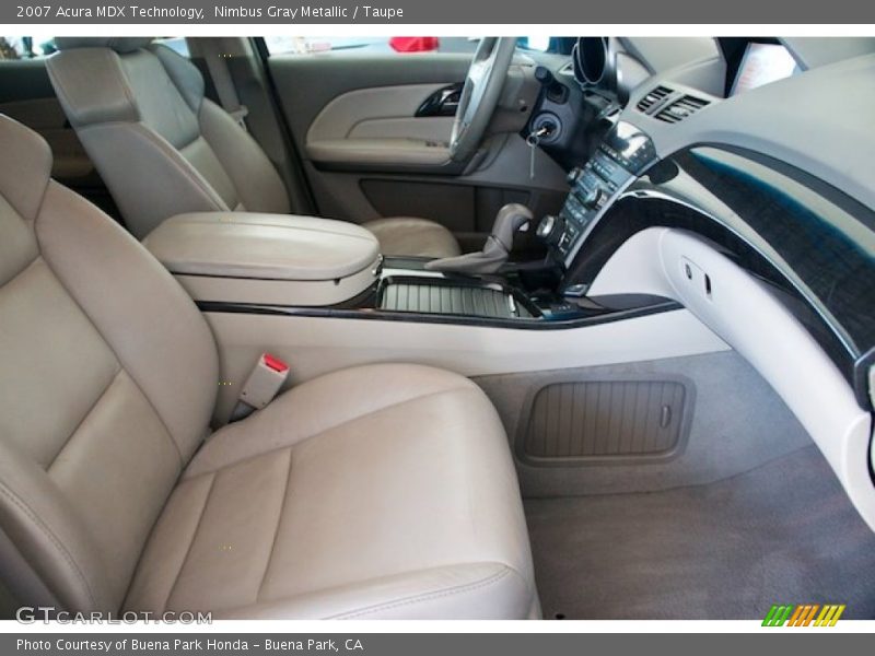 Nimbus Gray Metallic / Taupe 2007 Acura MDX Technology