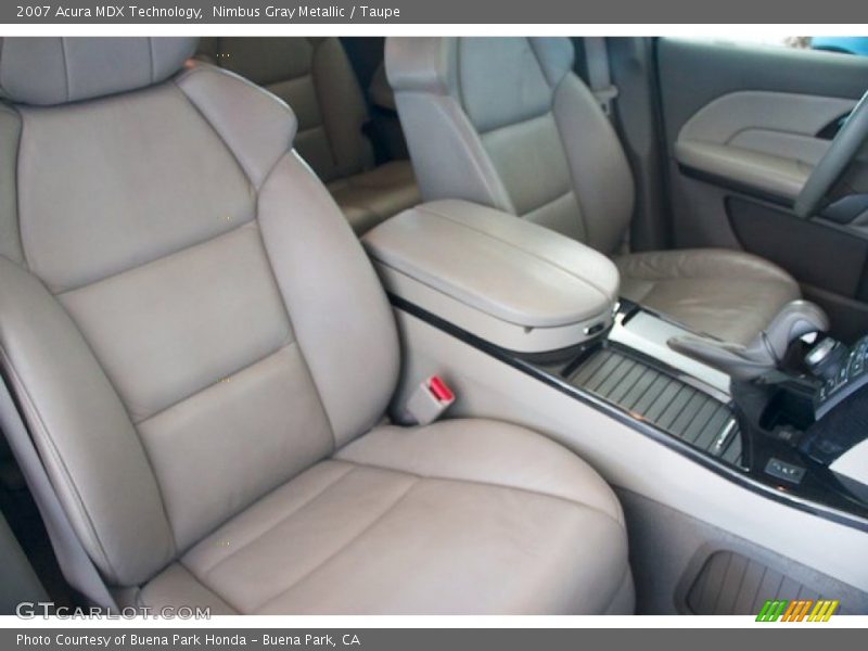 Nimbus Gray Metallic / Taupe 2007 Acura MDX Technology