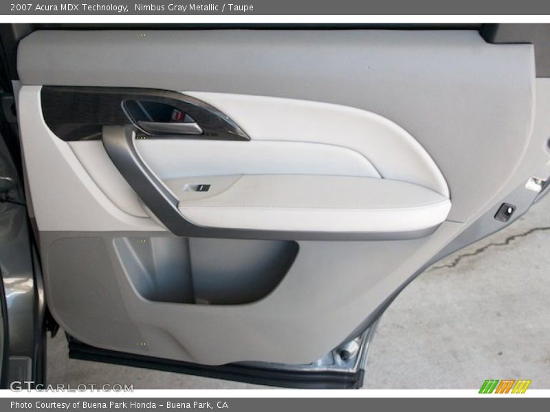 Nimbus Gray Metallic / Taupe 2007 Acura MDX Technology