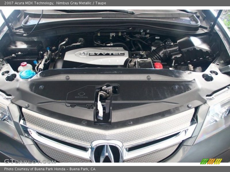Nimbus Gray Metallic / Taupe 2007 Acura MDX Technology