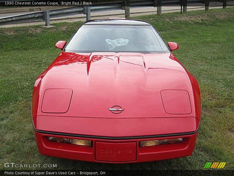 Bright Red / Black 1990 Chevrolet Corvette Coupe