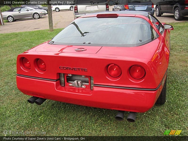 Bright Red / Black 1990 Chevrolet Corvette Coupe