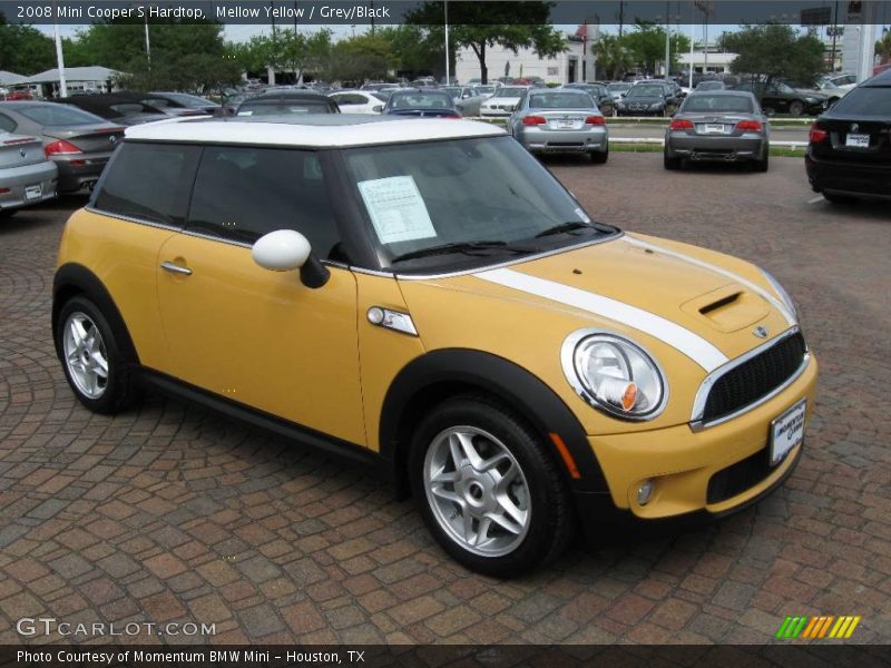 Mellow Yellow / Grey/Black 2008 Mini Cooper S Hardtop