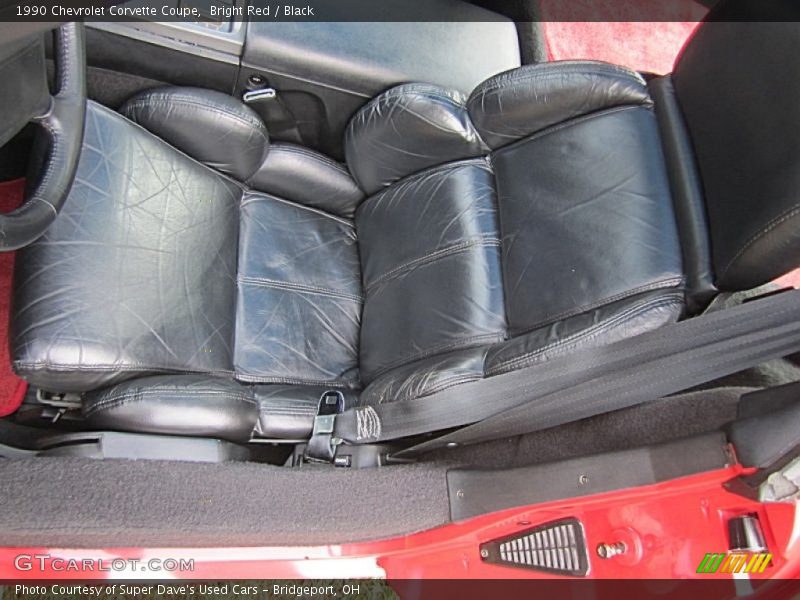 Front Seat of 1990 Corvette Coupe