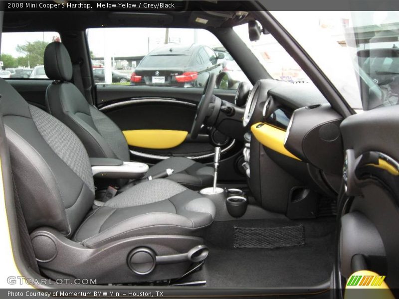Mellow Yellow / Grey/Black 2008 Mini Cooper S Hardtop