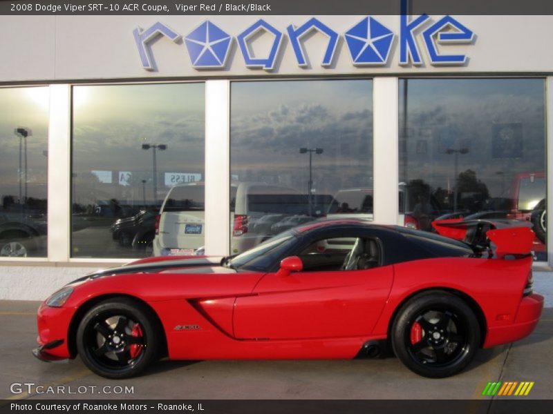 Viper Red / Black/Black 2008 Dodge Viper SRT-10 ACR Coupe