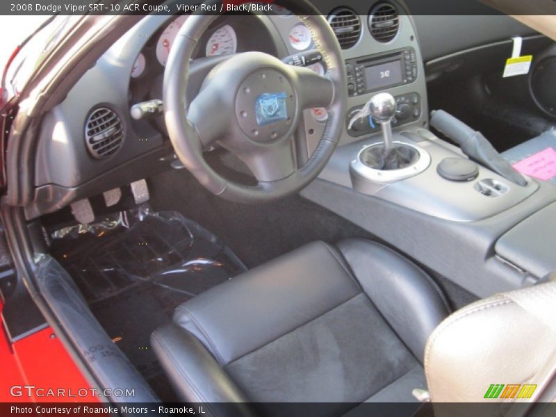 Black/Black Interior - 2008 Viper SRT-10 ACR Coupe 