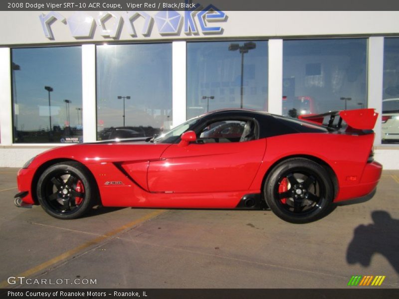 Viper Red / Black/Black 2008 Dodge Viper SRT-10 ACR Coupe