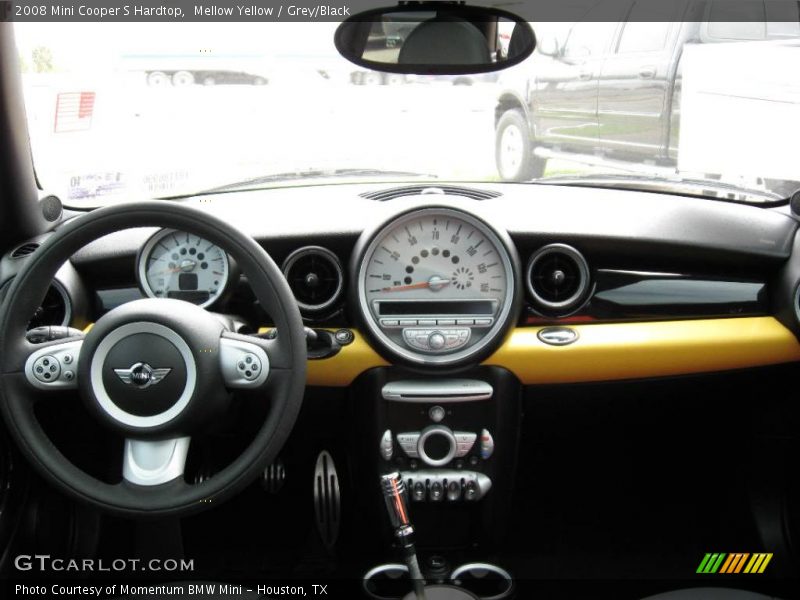 Mellow Yellow / Grey/Black 2008 Mini Cooper S Hardtop