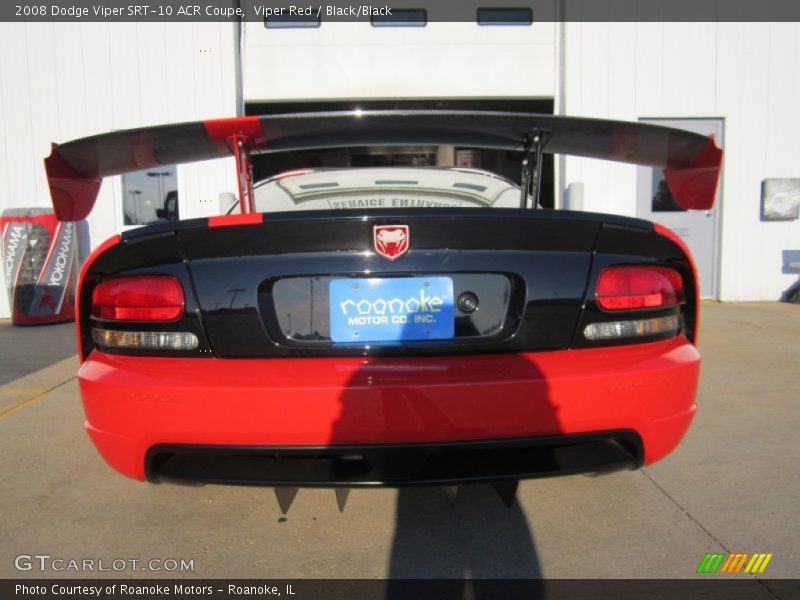 Viper Red / Black/Black 2008 Dodge Viper SRT-10 ACR Coupe