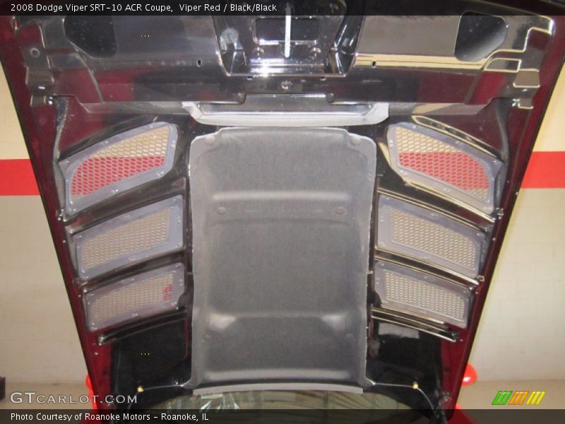 Under Hood - 2008 Dodge Viper SRT-10 ACR Coupe