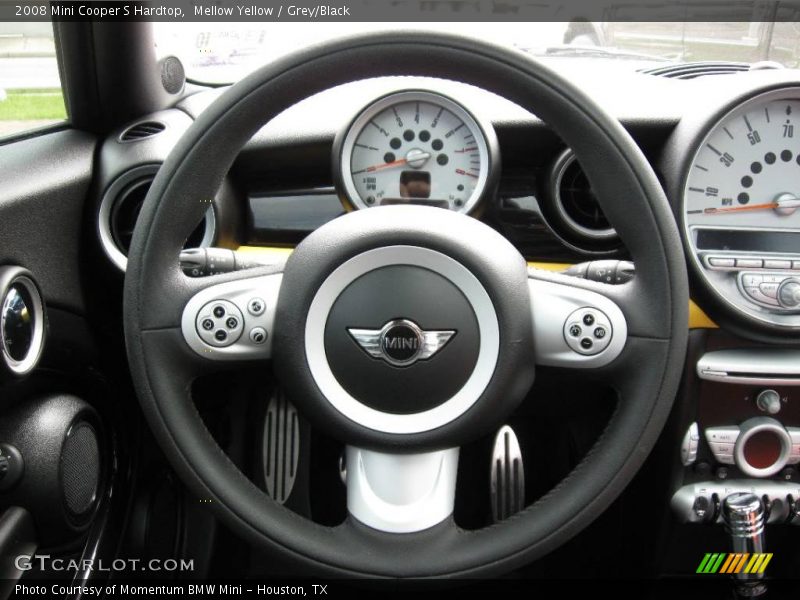 Mellow Yellow / Grey/Black 2008 Mini Cooper S Hardtop