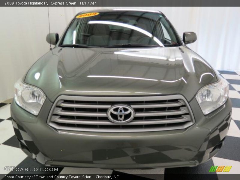 Cypress Green Pearl / Ash 2009 Toyota Highlander