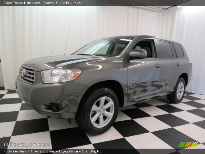 Cypress Green Pearl / Ash 2009 Toyota Highlander