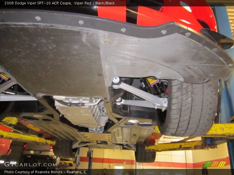 Undercarriage of 2008 Viper SRT-10 ACR Coupe