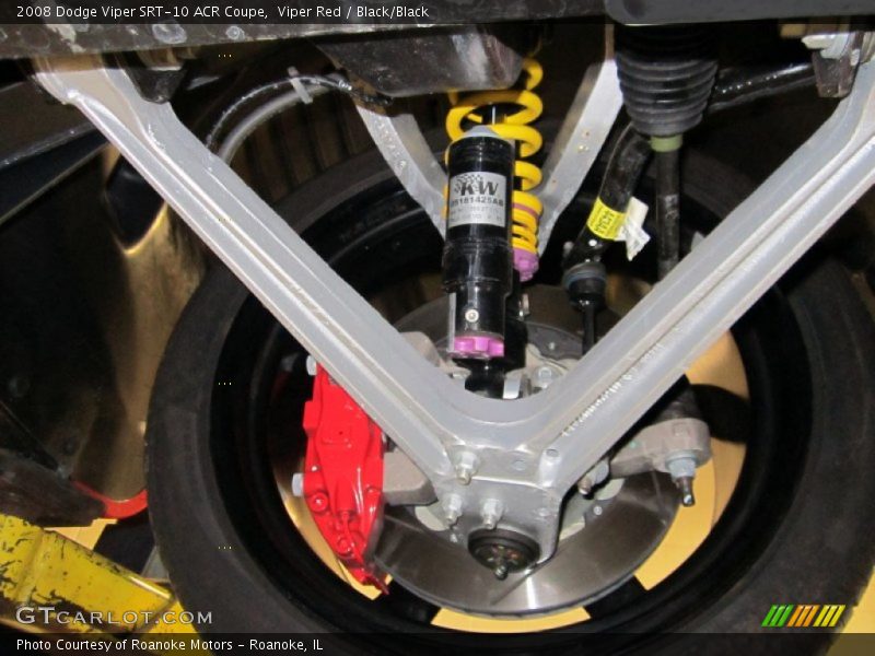 Undercarriage of 2008 Viper SRT-10 ACR Coupe