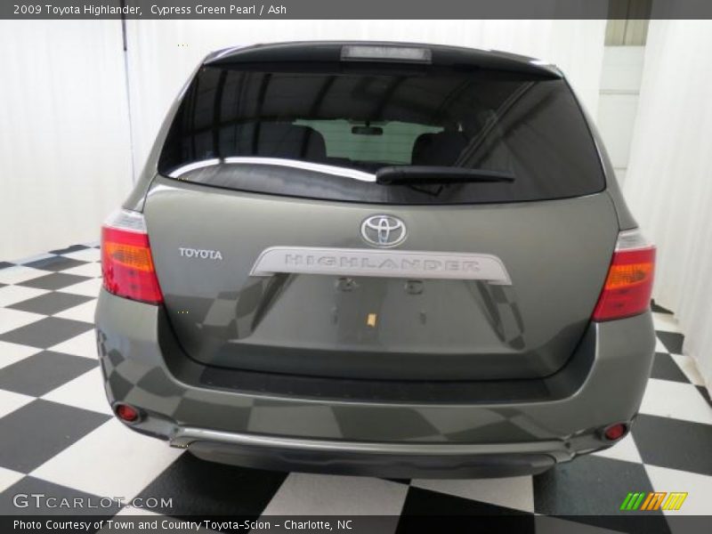 Cypress Green Pearl / Ash 2009 Toyota Highlander