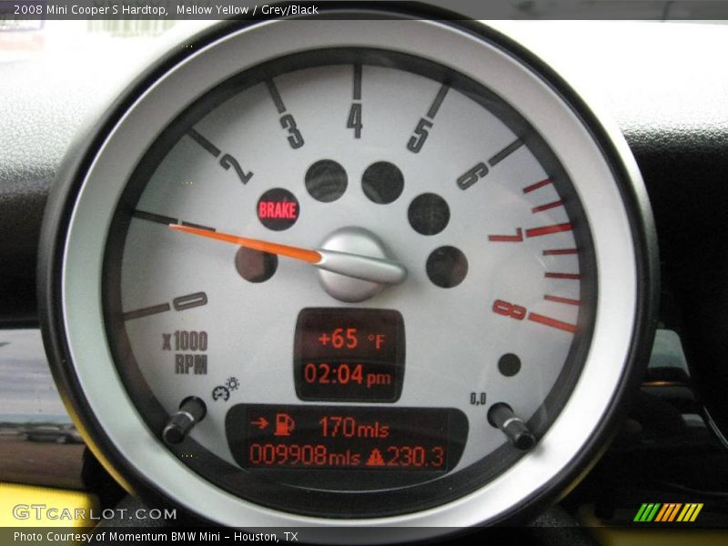 Mellow Yellow / Grey/Black 2008 Mini Cooper S Hardtop