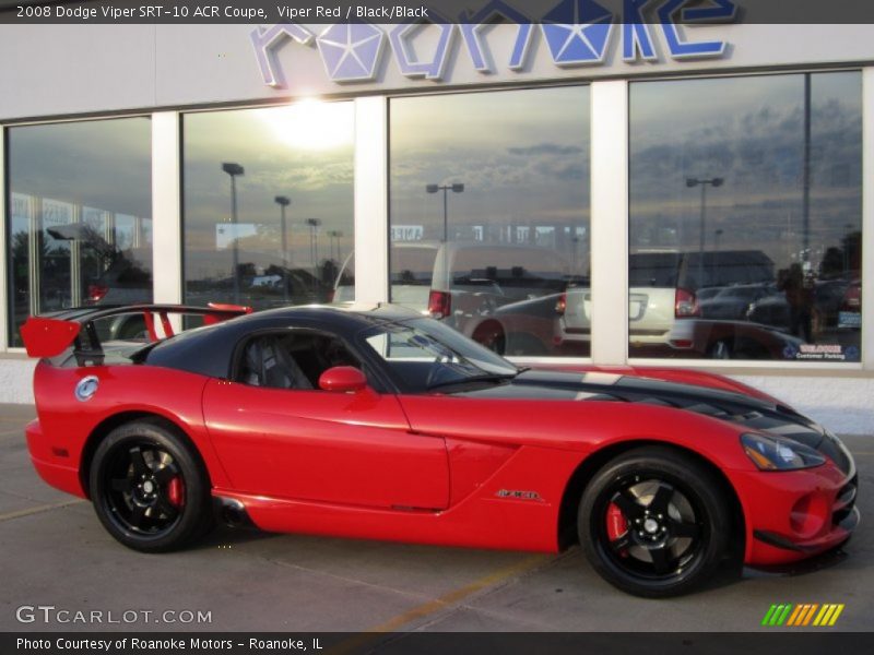 Viper Red / Black/Black 2008 Dodge Viper SRT-10 ACR Coupe