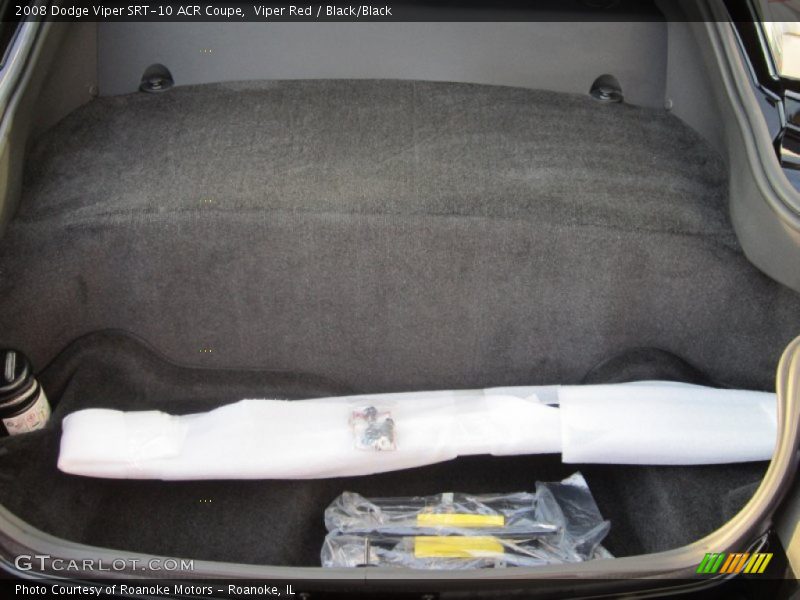  2008 Viper SRT-10 ACR Coupe Trunk
