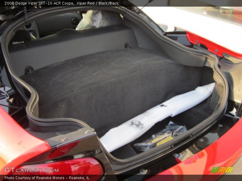  2008 Viper SRT-10 ACR Coupe Trunk