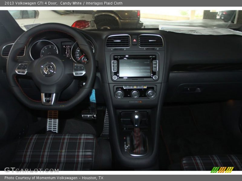 Candy White / Interlagos Plaid Cloth 2013 Volkswagen GTI 4 Door