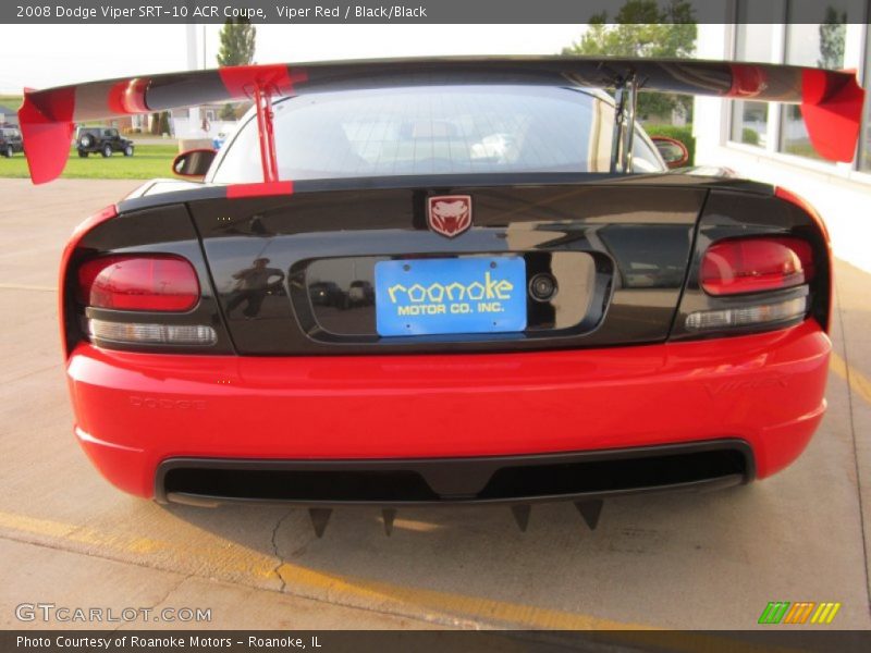 Viper Red / Black/Black 2008 Dodge Viper SRT-10 ACR Coupe