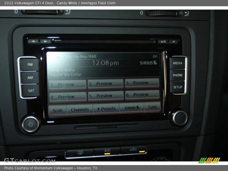 Candy White / Interlagos Plaid Cloth 2013 Volkswagen GTI 4 Door