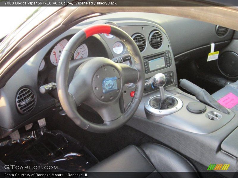 Black/Black Interior - 2008 Viper SRT-10 ACR Coupe 