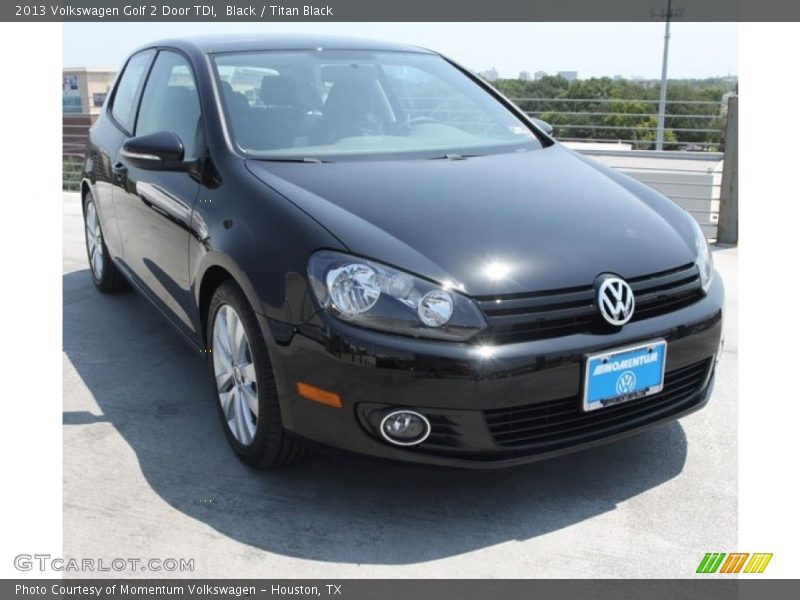 Black / Titan Black 2013 Volkswagen Golf 2 Door TDI