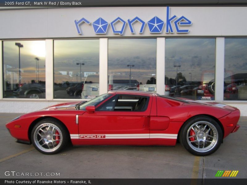 Mark IV Red / Ebony Black 2005 Ford GT