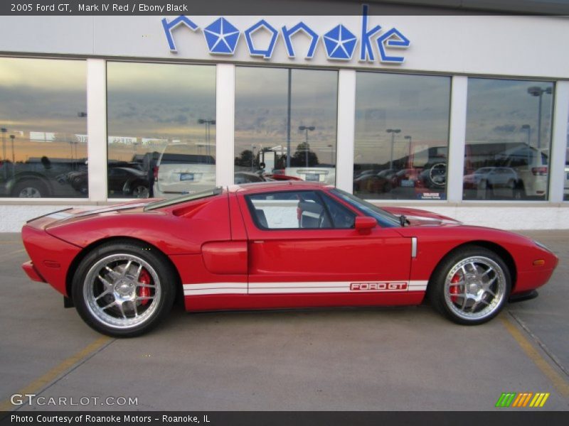 Mark IV Red / Ebony Black 2005 Ford GT