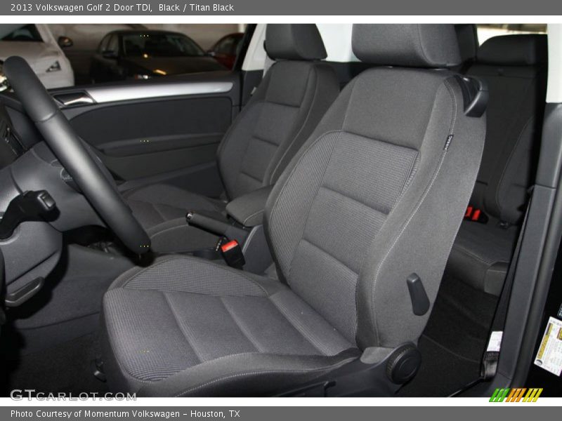 Black / Titan Black 2013 Volkswagen Golf 2 Door TDI