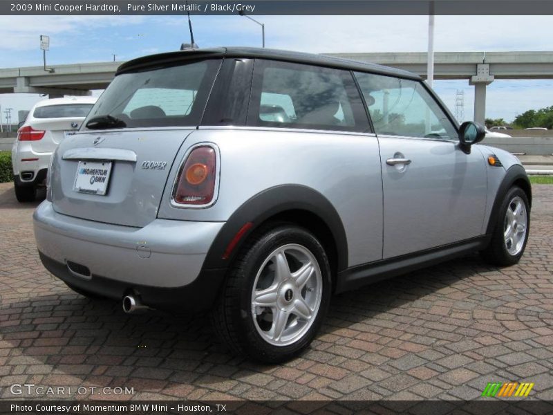 Pure Silver Metallic / Black/Grey 2009 Mini Cooper Hardtop